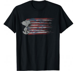 Peanuts Snoopy American Heart T-Shirt